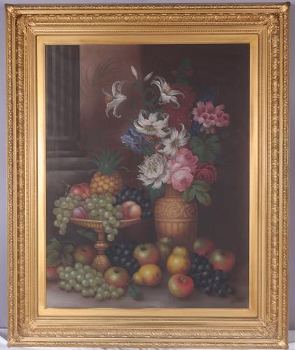 Fine Oil on Canvas by Edwin Steele Still Life (1 of 1)