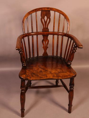 Ash & Elm Windsor Chair c.1850 (1 of 9)