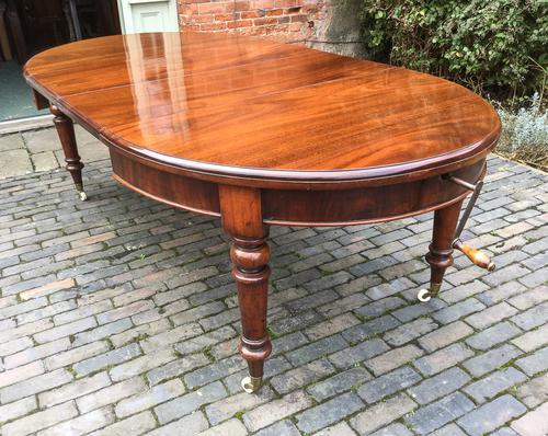 Victorian Mahogany Extending Dining Table 2 Leaves (1 of 1)