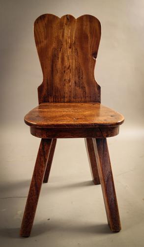 Georgian Elm Hall Seat C.1790 (1 of 1)