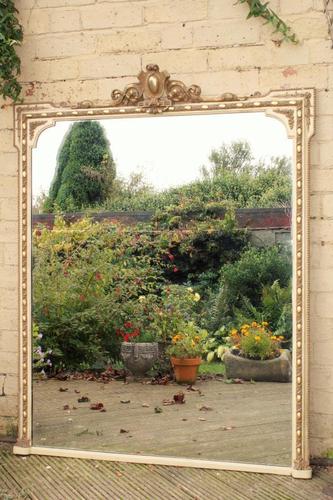 Elegant Victorian Overmantel Mirror c.1850 (1 of 1)