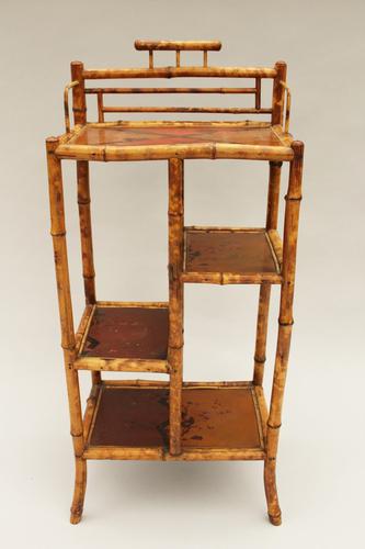 Antique Bamboo Shelves Whatnot c.1890 (1 of 1) Antique Bamboo Shelves Whatnot c.1890 (1 of 1)
