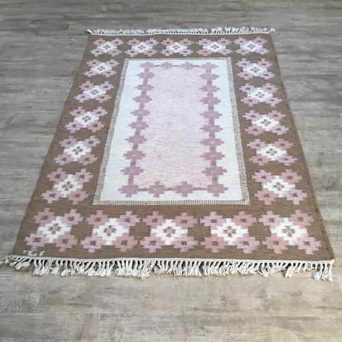 Mid 20th Century Scandinavian Flat Weave Rug (1 of 6) Mid 20th Century Scandinavian Flat Weave Rug (1 of 6)