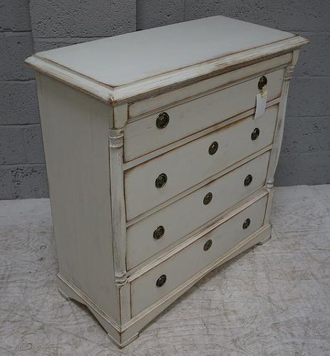 Vintage Continental Painted Pine Chest of Drawers (1 of 1) Vintage Continental Painted Pine Chest of Drawers (1 of 1)