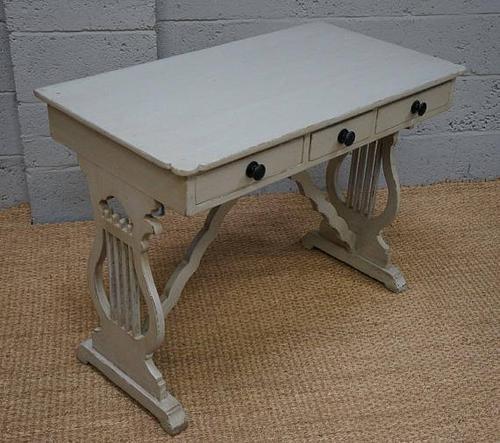 19th Century Painted Pine 'Lyre End' Washstand (1 of 1) 19th Century Painted Pine 'Lyre End' Washstand (1 of 1)