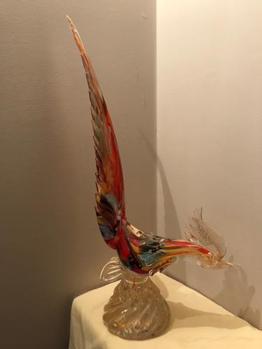 Murano Glass Pheasant (1 of 1)