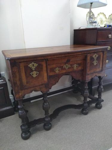 Burr Walnut Lowboy (1 of 8)