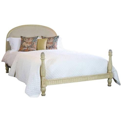 Arch Upholstered French Bed c.1900 (1 of 1) Arch Upholstered French Bed c.1900 (1 of 1)