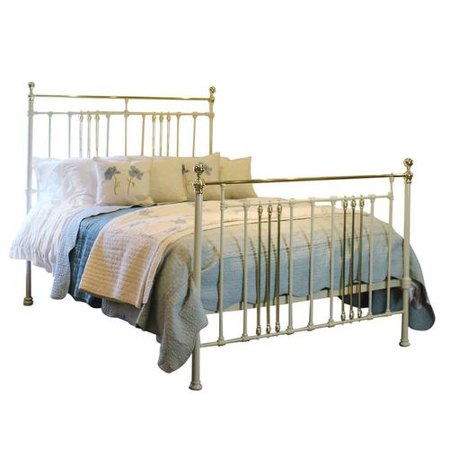Cream Brass & Iron Bed c.1895 (1 of 9) Cream Brass & Iron Bed c.1895 (1 of 9)