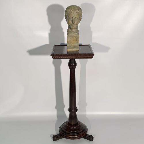 Regency Mahogany Column Torchiere Stand (1 of 6)