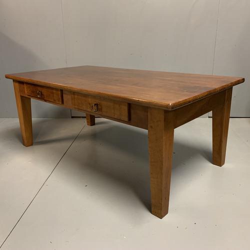 French Cherry Coffee Table with 2 Drawers (1 of 8) French Cherry Coffee Table with 2 Drawers (1 of 8)