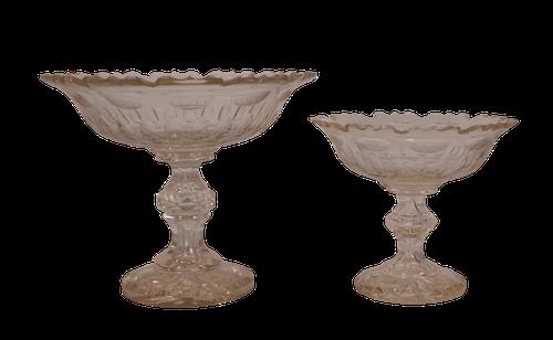 Cut Glass Tazzas (1 of 4) Cut Glass Tazzas (1 of 4)
