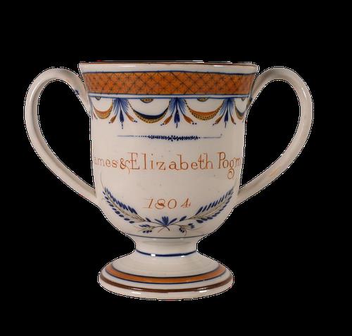 Pearlware Loving Cup (1 of 5) Pearlware Loving Cup (1 of 5)