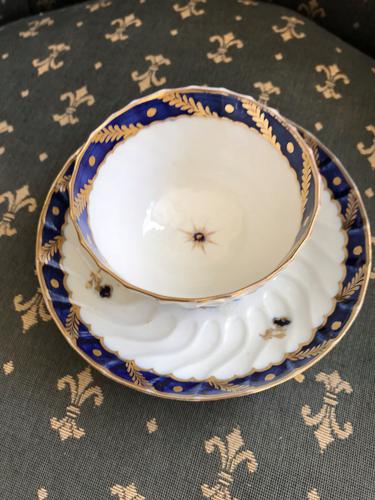Flight Worcester '1785-1792', Tea Bowl & Saucer (1 of 6) Flight Worcester '1785-1792', Tea Bowl & Saucer (1 of 6)