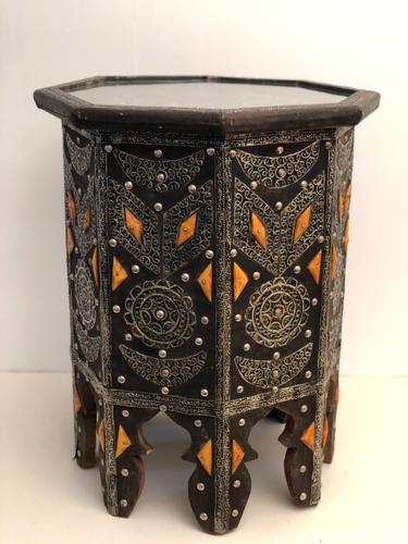 Vintage Moorish Inlaid Side Table (1 of 11)