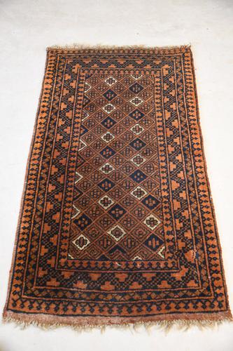 Gold Afghan Wool Rug (1 of 9)