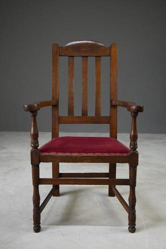 Early 20th Century Oak Carver Chair (1 of 10) Early 20th Century Oak Carver Chair (1 of 10)