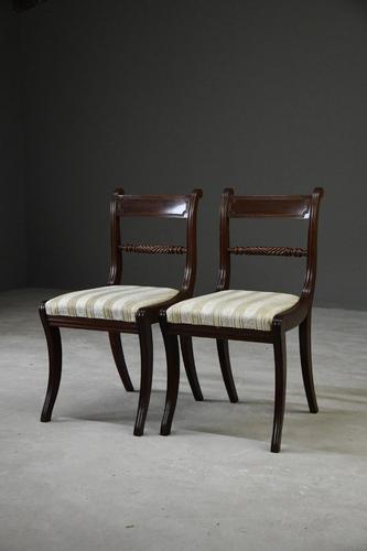 Pair of Regency Style Dining Chairs (1 of 10) Pair of Regency Style Dining Chairs (1 of 10)