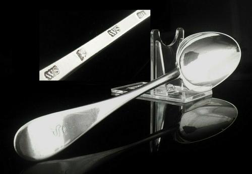 Scottish Provincial Silver Serving Table Spoon, William Scott, Dundee c.1780 (1 of 12) Scottish Provincial Silver Serving Table Spoon, William Scott, Dundee c.1780 (1 of 12)