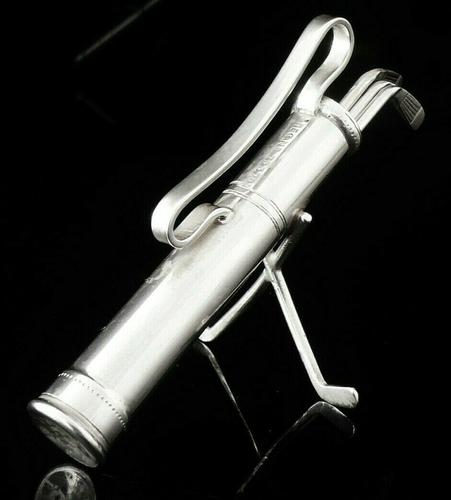 Novelty Silver Golf Bag & Clubs Cocktail Sticks, J.Nowill & Sons Birmingham 1928 (1 of 11) Novelty Silver Golf Bag & Clubs Cocktail Sticks, J.Nowill & Sons Birmingham 1928 (1 of 11)