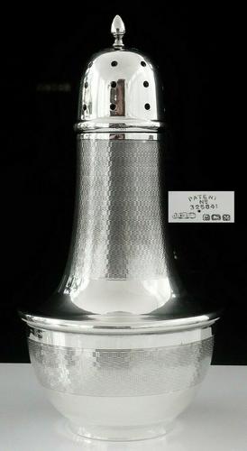 Silver Sugar Caster, Joseph Gloster Ltd, Birmingham 1936 (1 of 9) Silver Sugar Caster, Joseph Gloster Ltd, Birmingham 1936 (1 of 9)