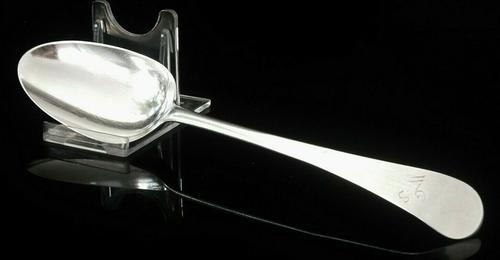 Antique Silver Serving Spoon, Jacob Marsh or John Moore c.1770 (1 of 8) Antique Silver Serving Spoon, Jacob Marsh or John Moore c.1770 (1 of 8)