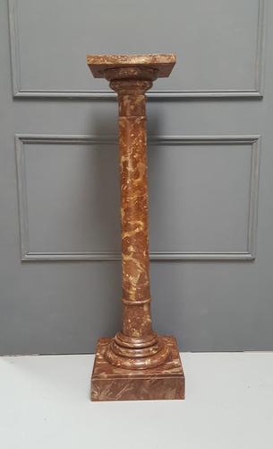 Antique Wooden Painted Marble Effect Bust Stand c.1880 (1 of 5) Antique Wooden Painted Marble Effect Bust Stand c.1880 (1 of 5)