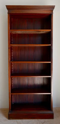 Mahogany Open Bookcase c.1900 (1 of 4)