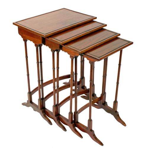 Nest of Four Regency Style Tables c.1900 (1 of 7) Nest of Four Regency Style Tables c.1900 (1 of 7)
