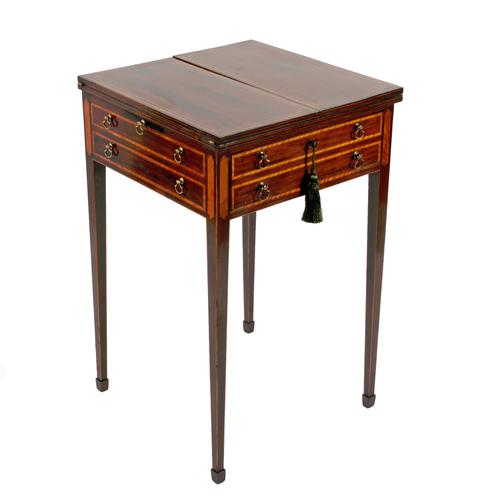 Sheraton Mahogany Patience Table (1 of 8)