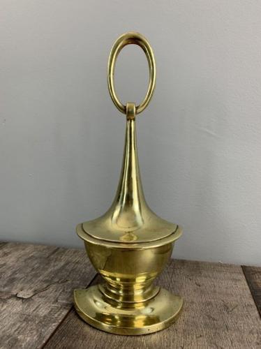 William Tonks Victorian Brass Doorstop, Door Stop (1 of 6)