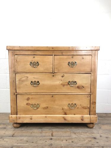 Antique Victorian Pine Chest of Drawers (1 of 10)