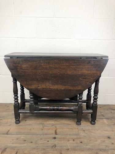 Antique 19th Century Small Oak Gateleg Table (1 of 8) Antique 19th Century Small Oak Gateleg Table (1 of 8)