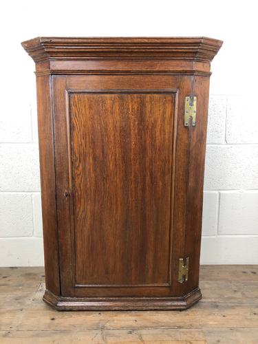 19th Century Antique Oak Corner Cupboard (1 of 6)