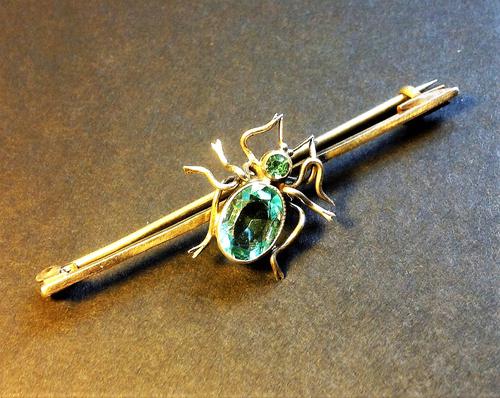 Charles Horner Silver & Topaz Brooch Chester 1922 (1 of 5)