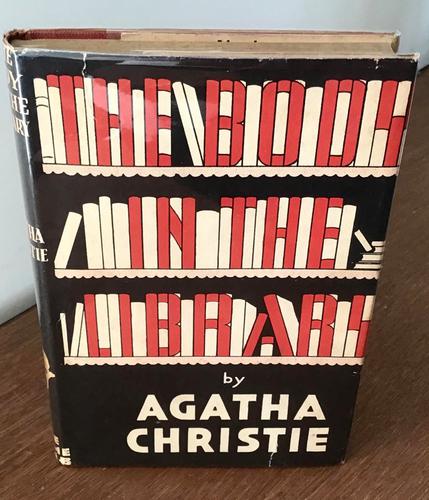 1942 the Body in the Library by Agatha Christie, Rare 1st Edition + Original Dust Jacket (1 of 8)