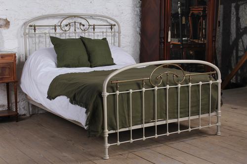 Most Attractive French Iron & Brass King Size Bed (1 of 10)