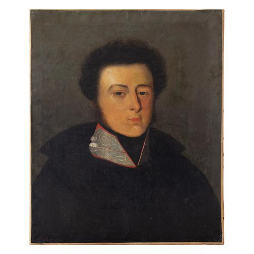 19th Century Portrait of a French Officer, Oil on Canvas (1 of 10) 19th Century Portrait of a French Officer, Oil on Canvas (1 of 10)
