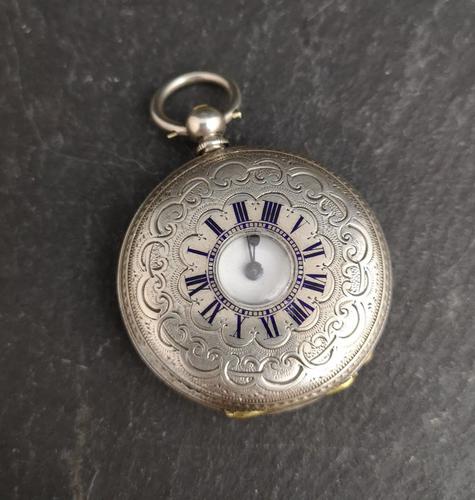 Antique Half Hunter Pocket Watch, Ladies, Victorian (1 of 11)