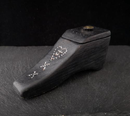 Antique Victorian Boot Snuff Box (1 of 11) Antique Victorian Boot Snuff Box (1 of 11)
