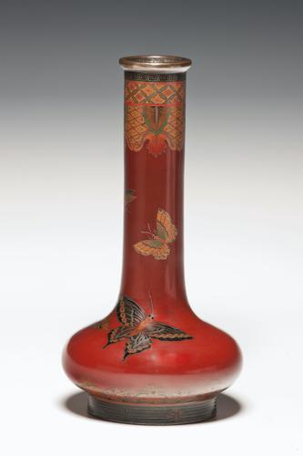 Japanese Cloisonné Enamel Vase in the Style of Namikawa Yasuyuki (1 of 1)