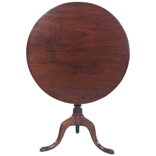 18th Century English Fruitwood Tilt Top Table (1 of 12)