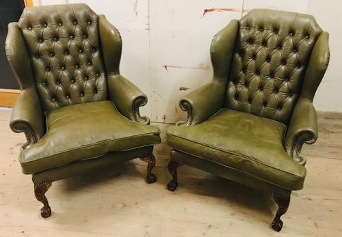 Pair of Wing Chairs (1 of 11) Pair of Wing Chairs (1 of 11)
