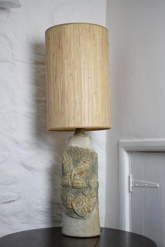 studio pottery lamp base