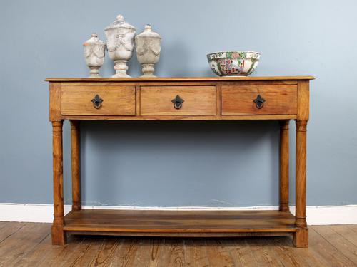 Outstanding Olive Wood Console Table (1 of 6) Outstanding Olive Wood Console Table (1 of 6)