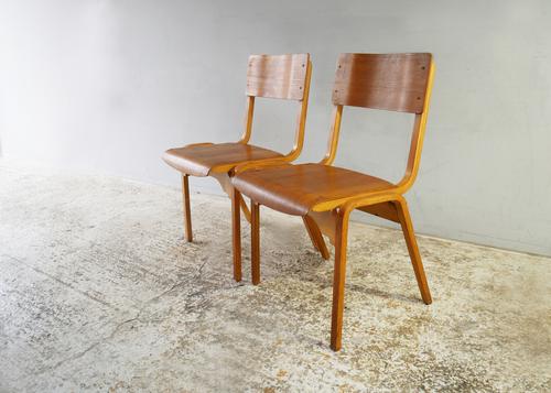 1960s Scandinavian Mid Century Plywood Stacking Chair '30 Available' (1 of 4) 1960s Scandinavian Mid Century Plywood Stacking Chair '30 Available' (1 of 4)