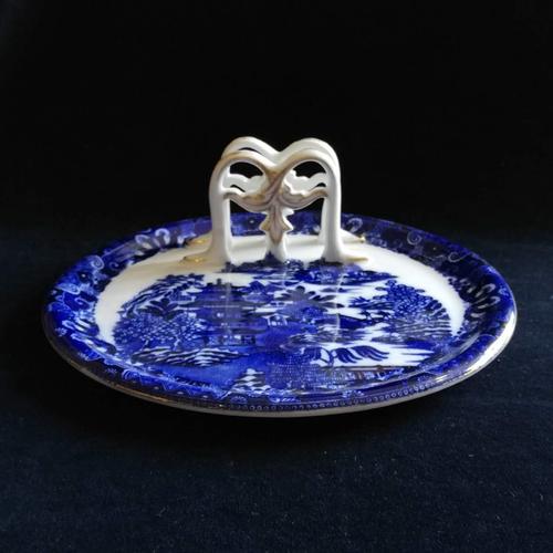 19th Century Spode Blue & White Toast Rack (1 of 6)