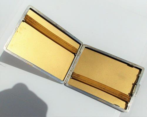 Rare Beautiful Austrian Export Solid Silver Engined Turned Cigarette / Card Case c.1900 (1 of 12) Rare Beautiful Austrian Export Solid Silver Engined Turned Cigarette / Card Case c.1900 (1 of 12)