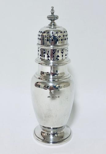 Antique Solid Silver Sugar Shaker Caster (1 of 11)