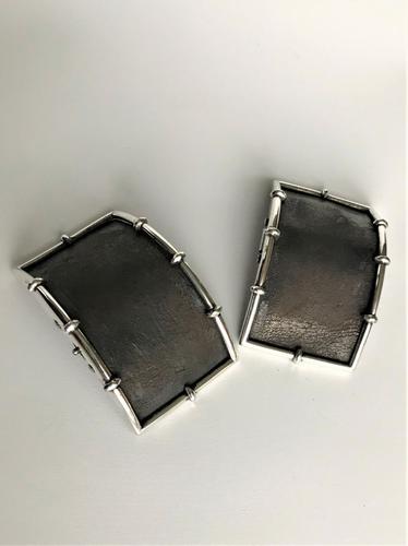 Handsome Pair of 18th Century Silver Shoe Buckles (1 of 6)